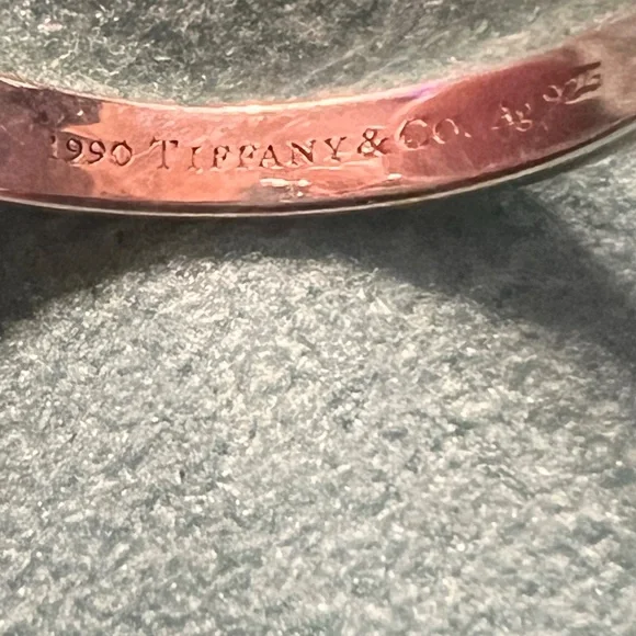 Tiffany & Co. Vintage Crossover X Ring Sterling Silver & 18K Gold Size 7.25 - Picture 7 of 9